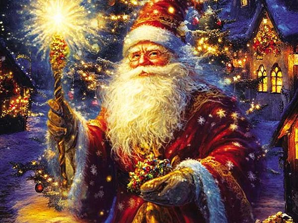 Елки в парке развлечений Визардия